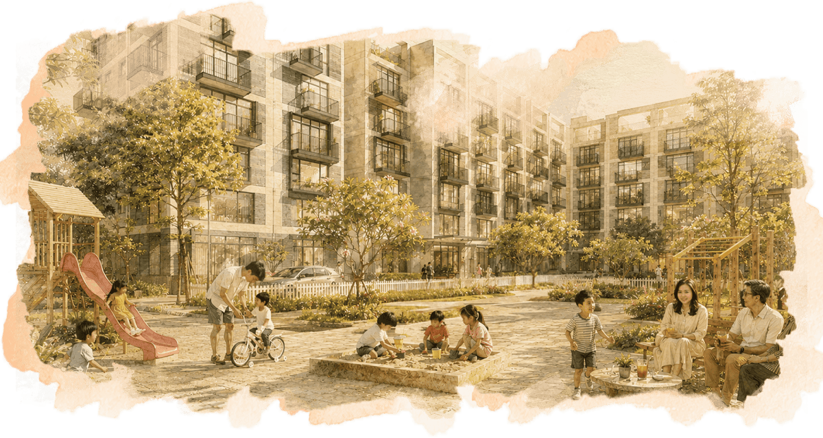 bất động sản bền vững, chất lượng sống, giá trị sống, giá trị bất động sản, không gian sống, cộng đồng cư dân, khu đô thị đáng sống