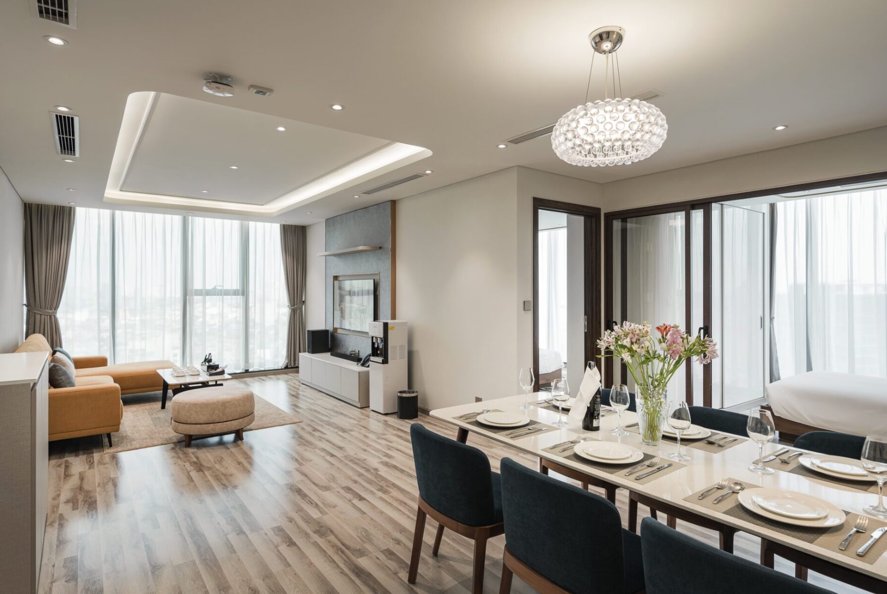 Căn hộ 2 phòng ngủ đầy đủ tiện nghi - Ảnh: Văn Phú