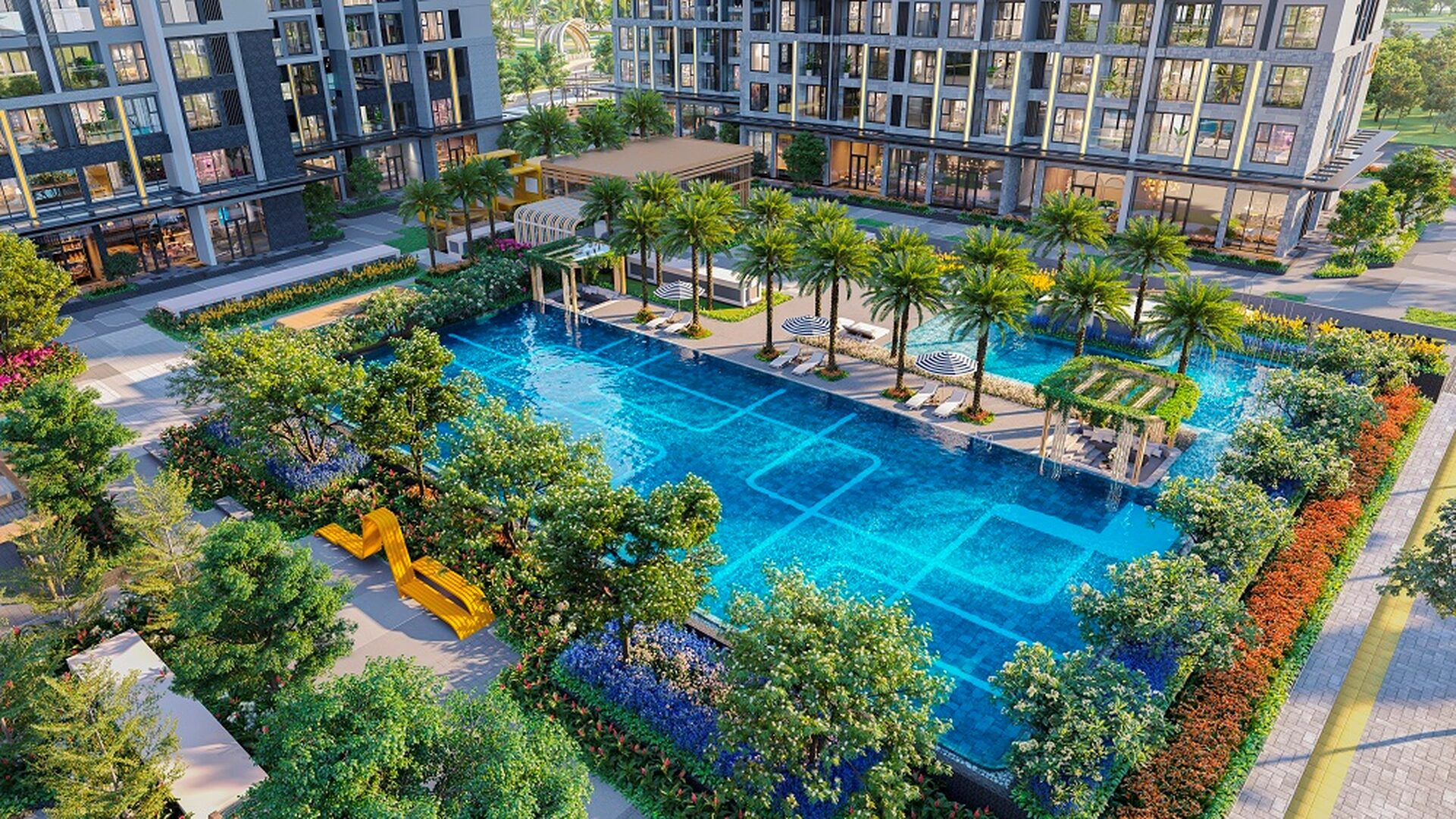 Các căn hộ mặt ngoài của tòa chữ U thường có tầm nhìn thoáng và yên tĩnh hơn - Ảnh: Pinterest