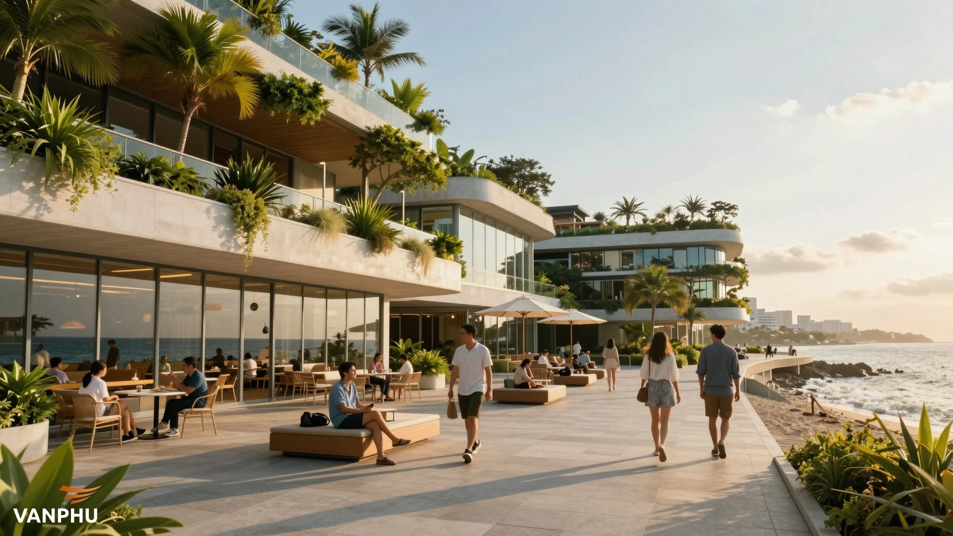 Kiến trúc xanh: Tối ưu ánh sáng và gió biển tự nhiên cho đô thị ven biển