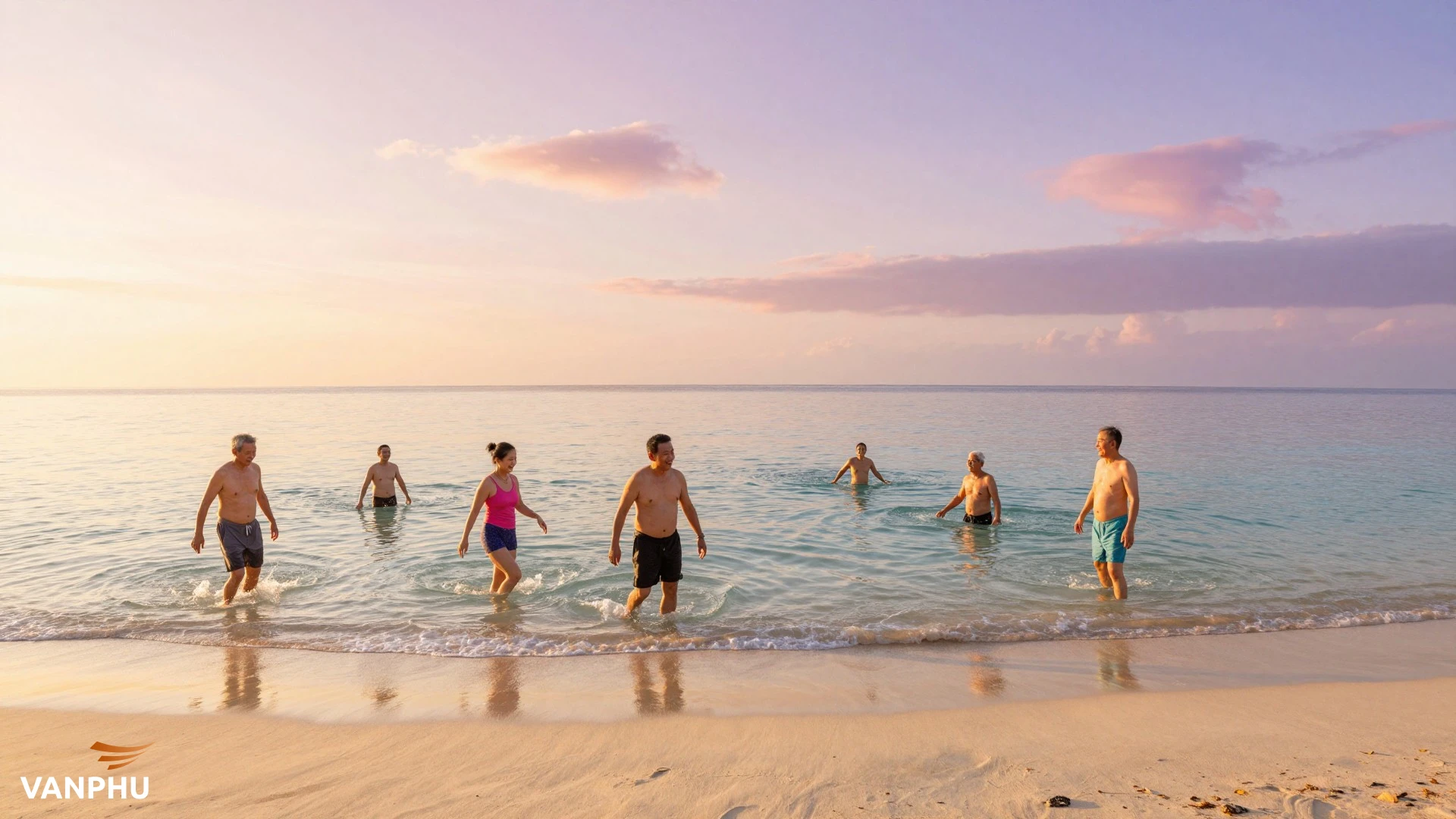 Liệu thói quen tắm biển sáng có thể tăng cường sức khỏe tim mạch cho người có tiền sử huyết áp không?