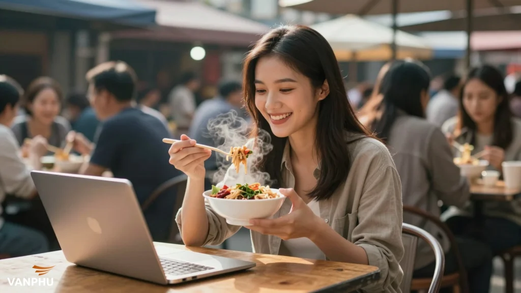 Khám phá ẩm thực địa phương: Hương vị cuộc sống mới của người làm việc từ xa dài hạn