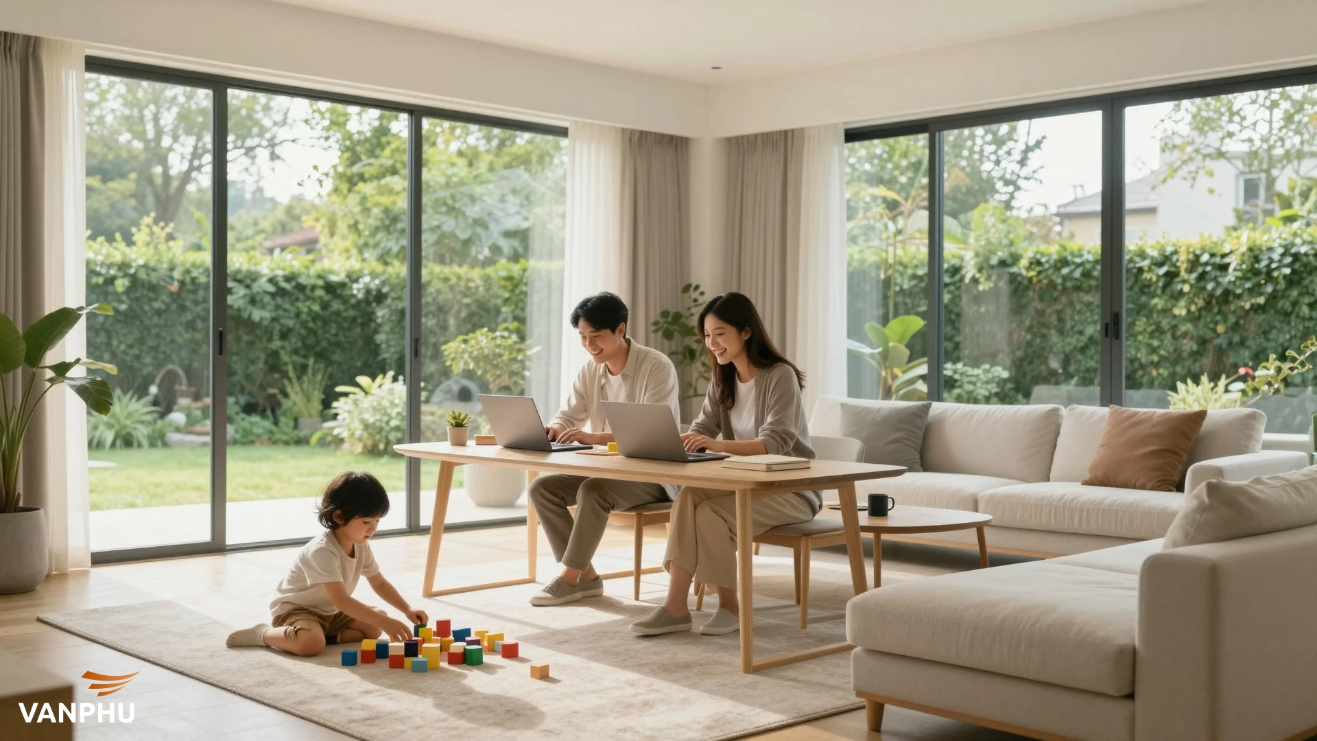 Lựa chọn nơi an cư an toàn cho gia đình làm việc từ xa có con nhỏ