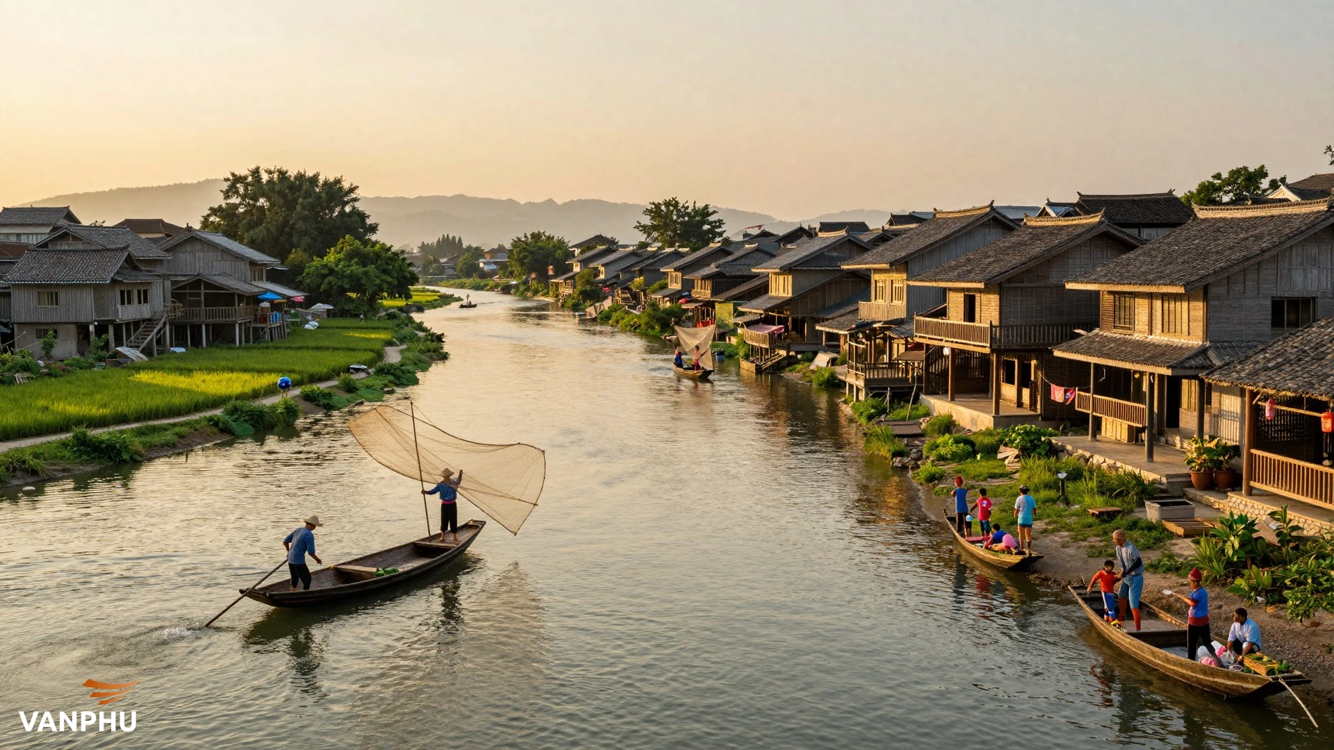 Sông ngòi và sự gắn kết xã hội cộng đồng có mối liên hệ như thế nào?