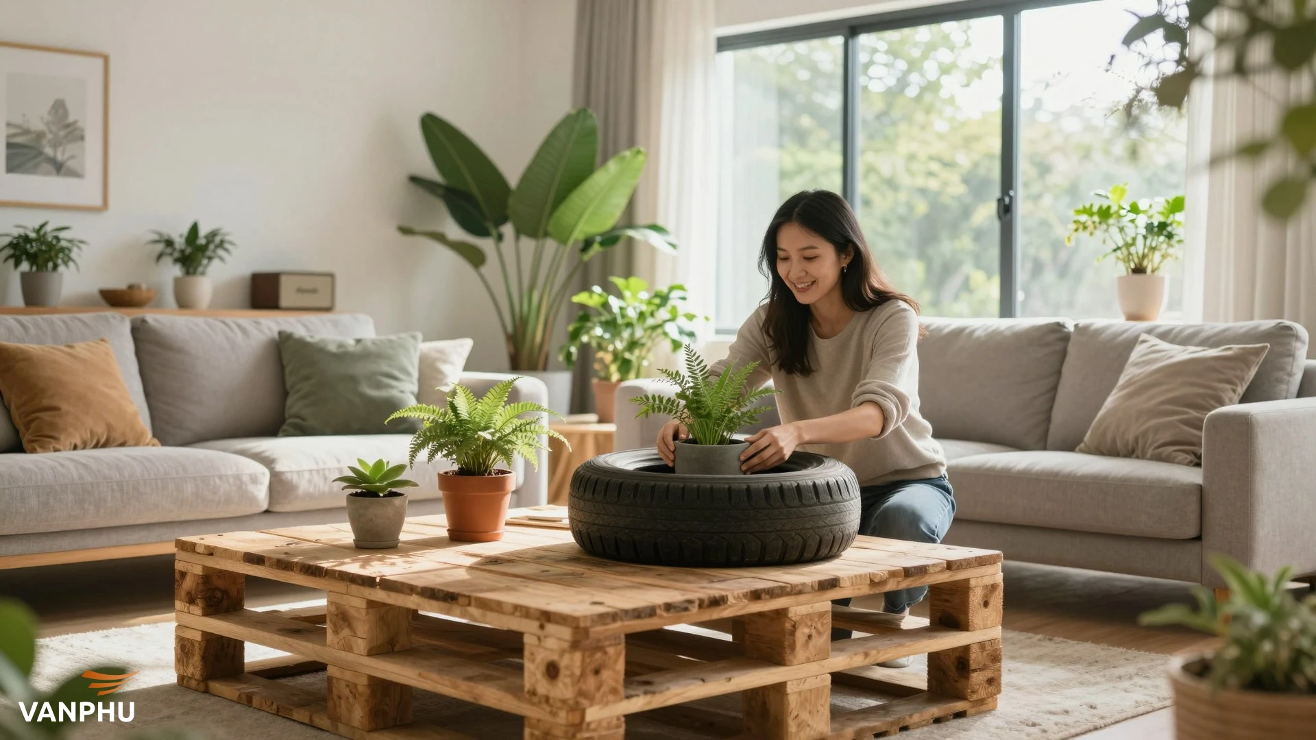 Tái chế và trang trí nhà cửa: Kiến tạo không gian sống bền vững