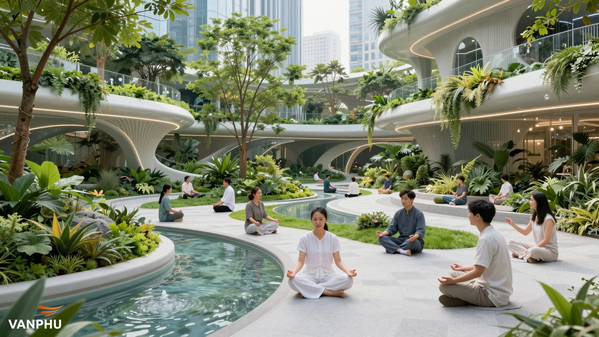 Thiết kế công viên chữa bệnh tương lai đô thị sẽ định hình cuộc sống con người như thế nào?