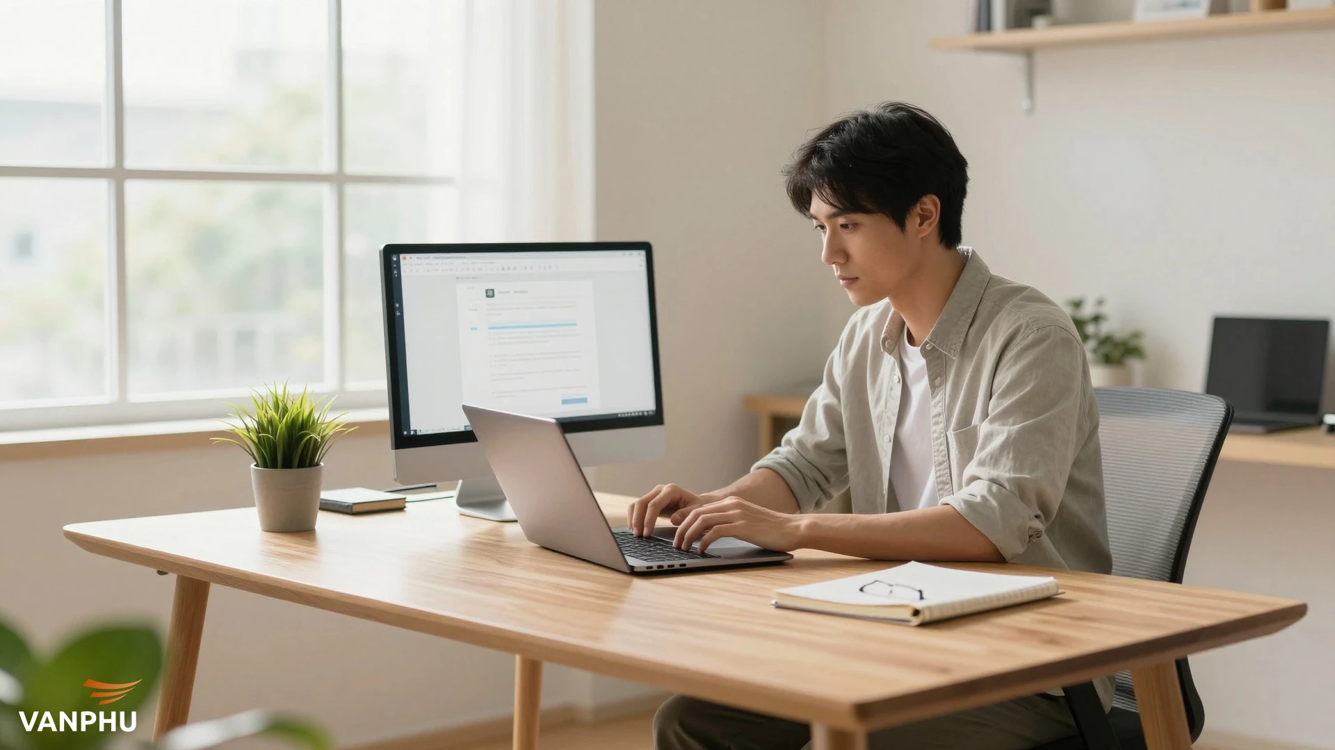 Thiết lập không gian làm việc tại nhà hiệu quả cao cho người mới bắt đầu