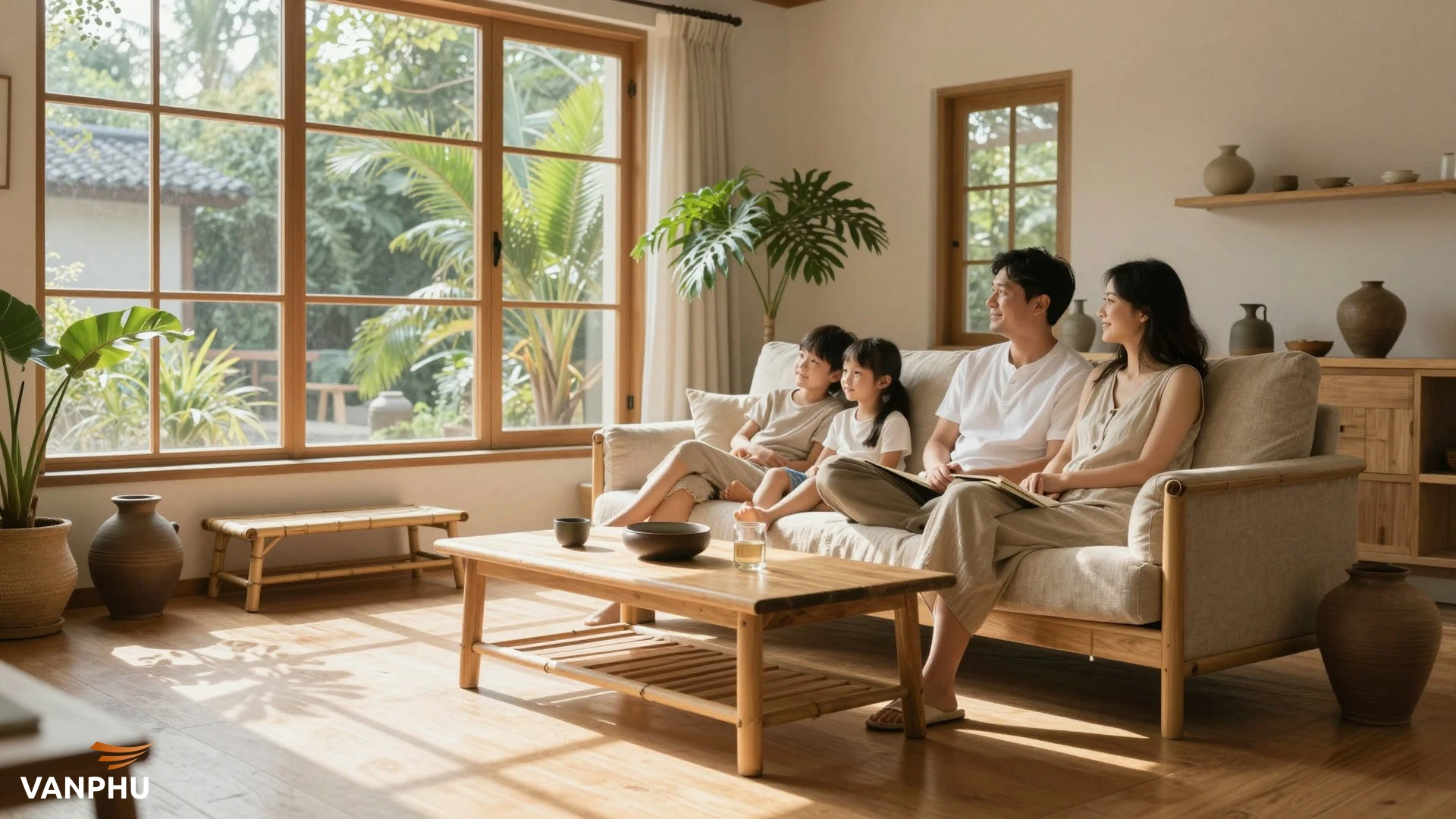 Vật liệu tự nhiên: Chìa khóa kiến tạo không gian sống khỏe mạnh và bền vững
