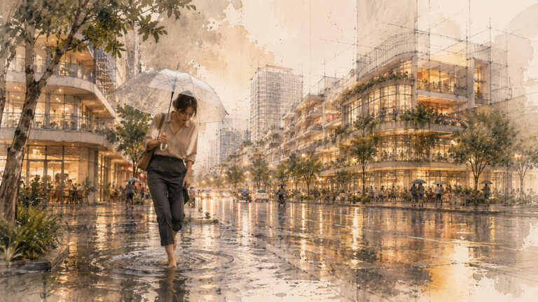 Nắng nóng kỷ lục và ngập cục bộ: Bộ tiêu chí “phòng vệ” khi chọn nhà thời biến đổi khí hậu