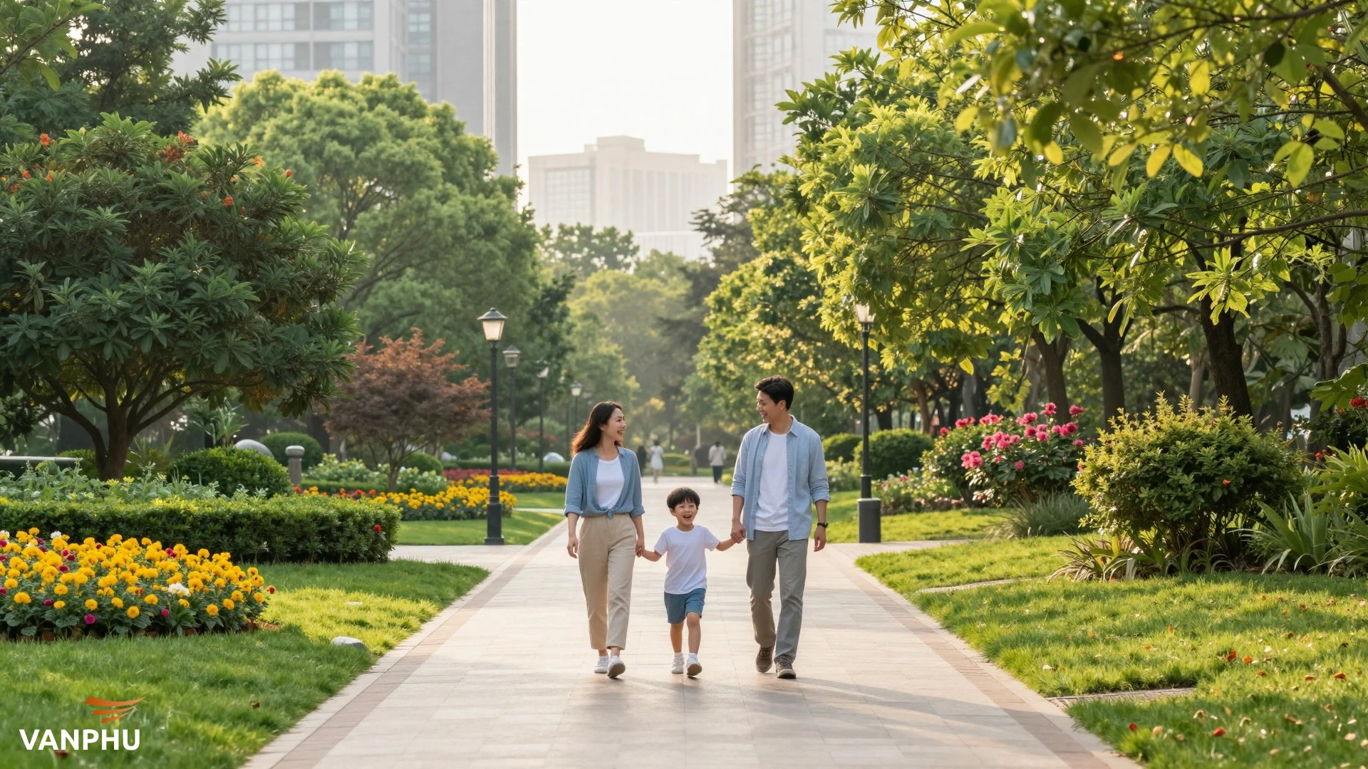Vì sao các khu đô thị nhiều cây xanh ngày càng được yêu thích, đặc biệt với gia đình có con nhỏ?