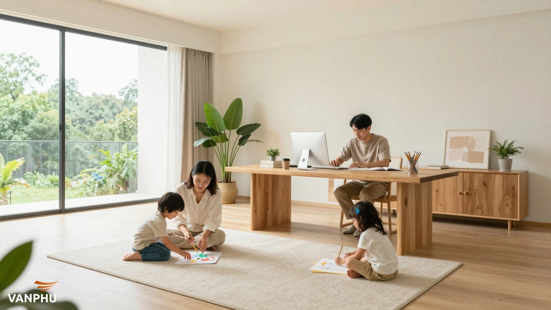 Khi ngôi nhà là nền tảng cho mọi hoạt động hằng ngày của gia đình trẻ
