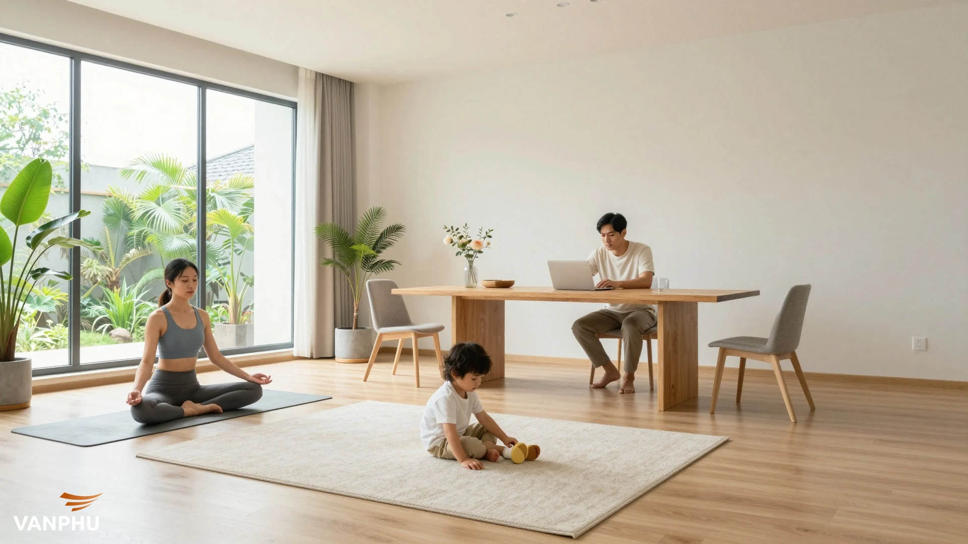 Một không gian sống tốt có thể hỗ trợ nhiều vai trò khác nhau