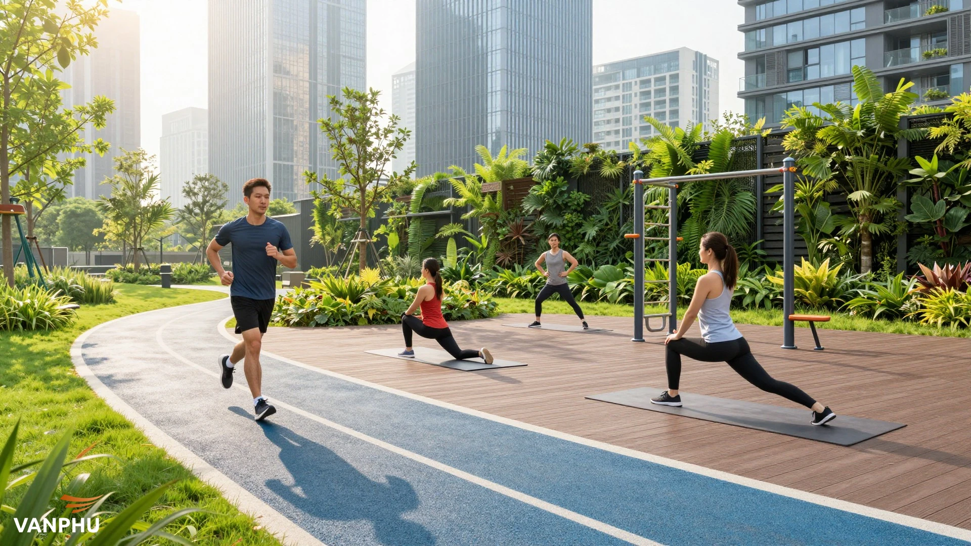 Tiện ích thể thao bền vững trong đô thị: kiến tạo lối sống xanh và cộng đồng năng động